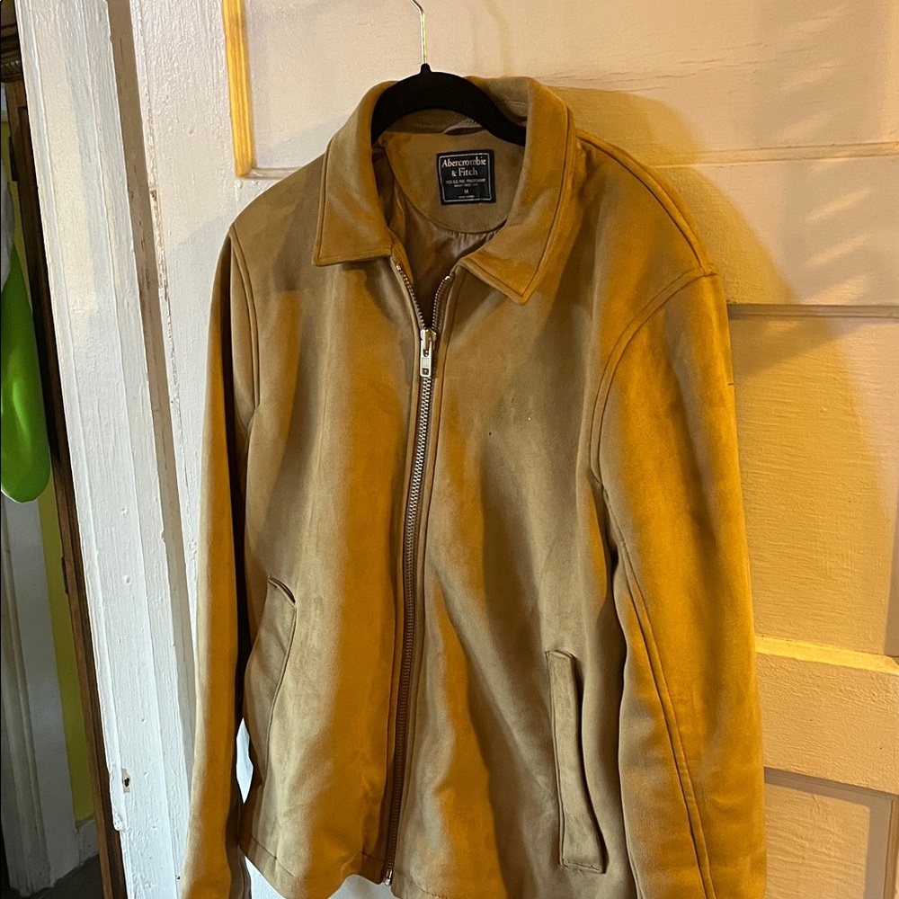 Abercrombie & Fitch Camel Jacket suede